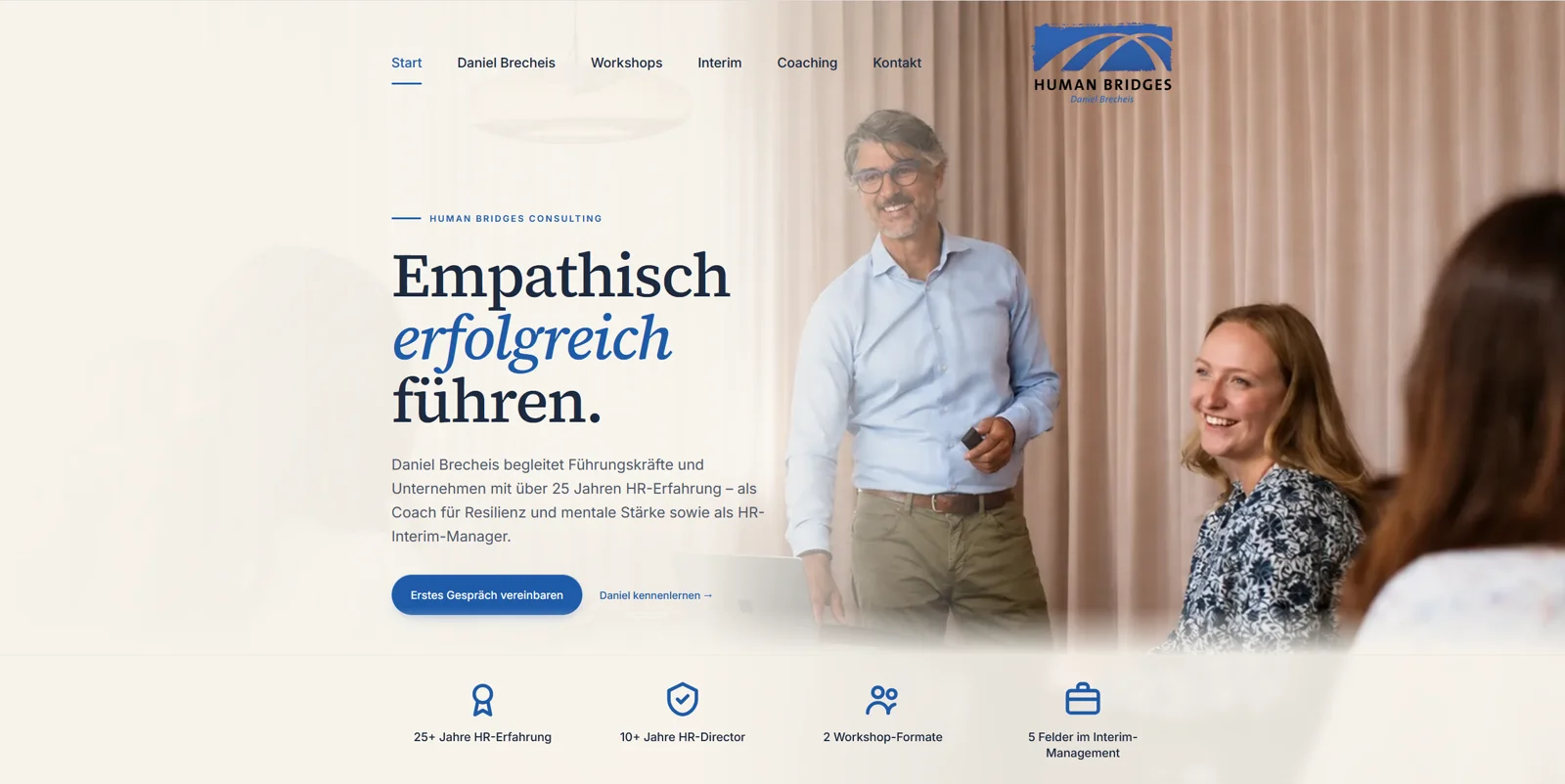 Daniel Brecheis Website Screenshot